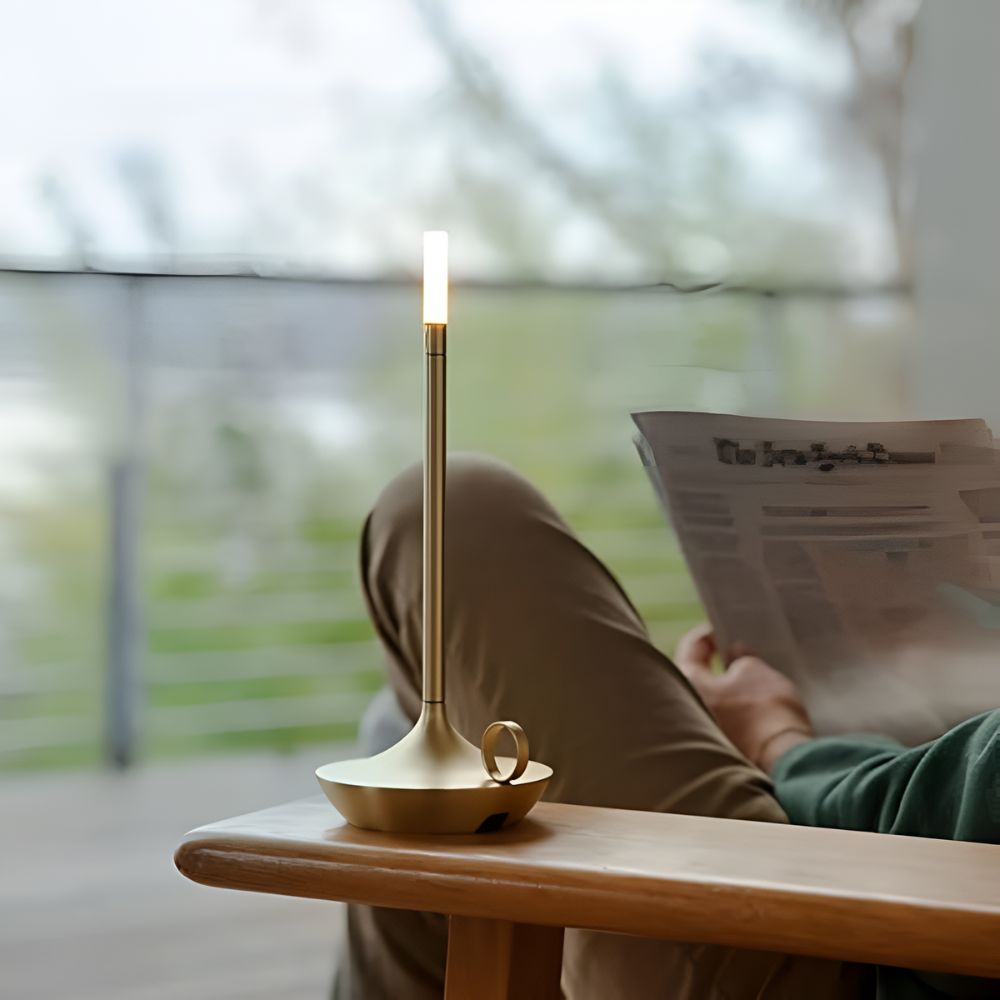 Portable Cylindrical Table Lamp — product feature detail