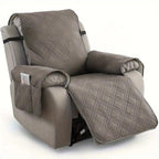 Premium Waterproof Recliner Slipcover — size and scale reference