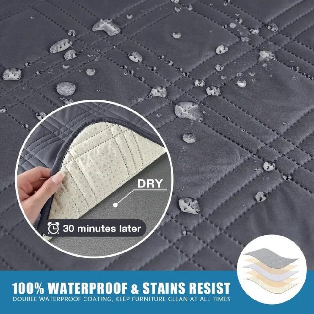 Premium Waterproof Recliner Slipcover — product detail view