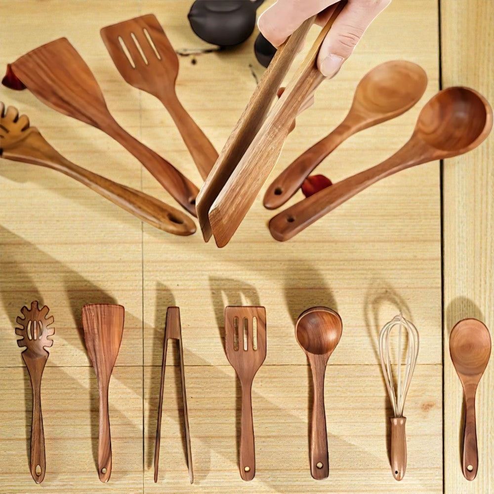 Wooden Cooking Utensil Set — view 6