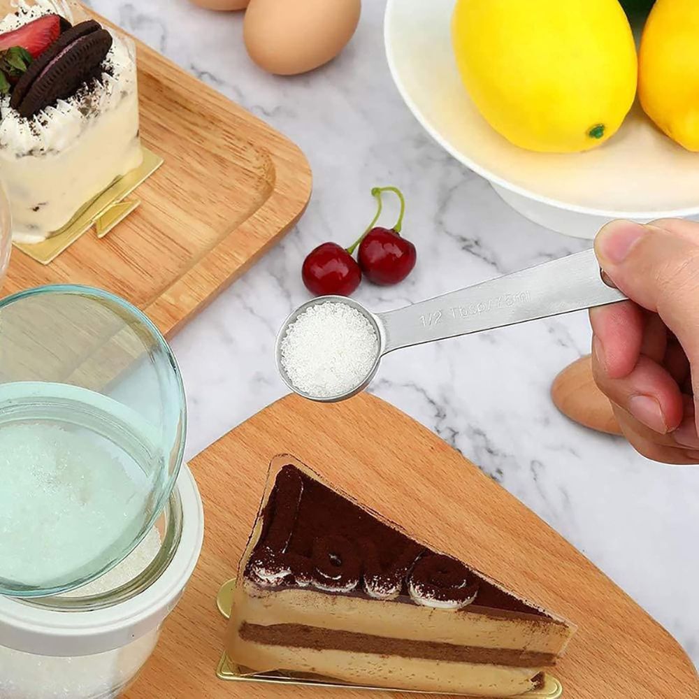Pro Scoop Measuring Spoons — product in use