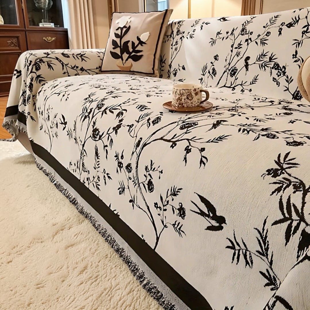 Chenille Sofa Cover — view 6
