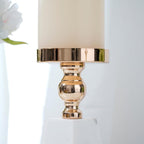 Pyramid Gold Marble Candle Holder — size and scale reference