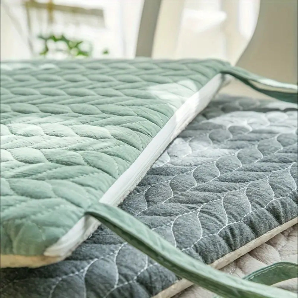 Quilted Japanese-Inspired Seat Cushion — lifestyle shot