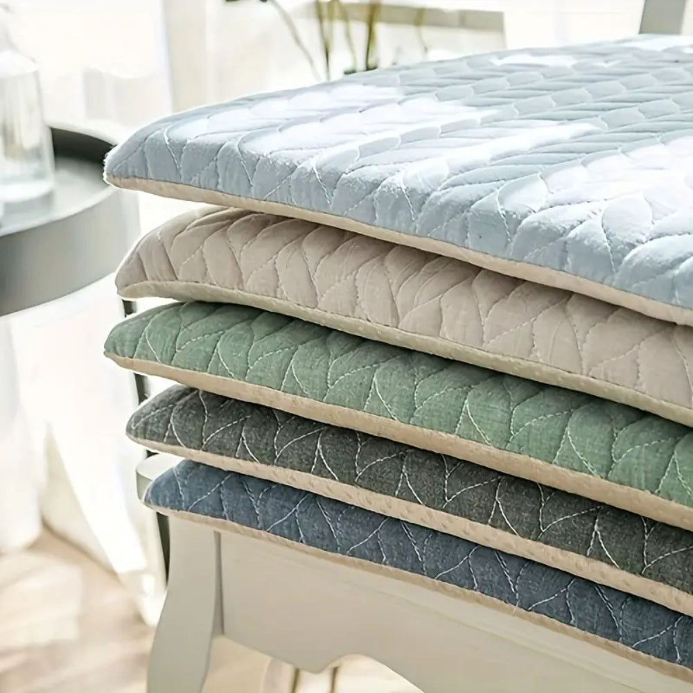 Quilted Japanese-Inspired Seat Cushion — product close-up