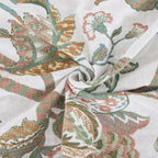 Reverie Floral Tassel Cotton Blanket — lifestyle shot