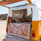 Rosefield Floral Beach Picnic Travel Blanket — product in use