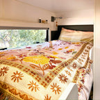 Rosefield Floral Beach Picnic Travel Blanket — product close-up
