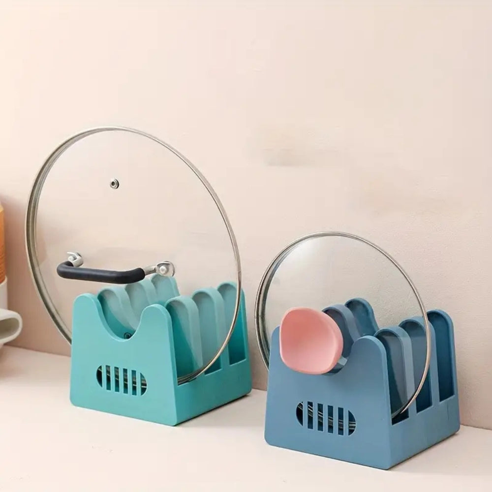 ABS Pot Lid and Utensils Storage Rack — main product photo