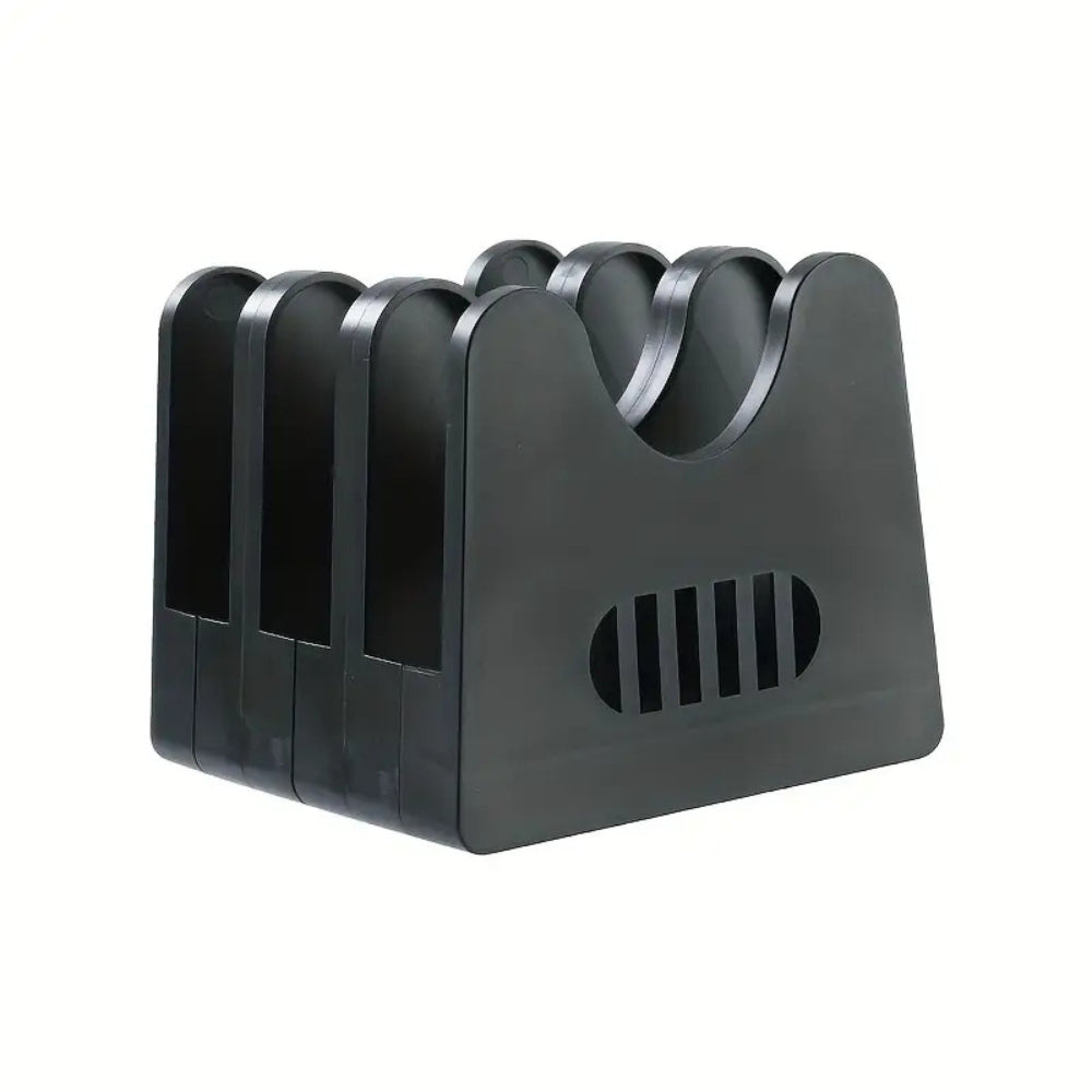ABS Pot Lid and Utensils Storage Rack — material texture close-up