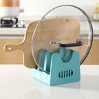 ABS Pot Lid and Utensils Storage Rack — product detail view