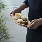 Rustic Leaf Wooden Serving Trays — product detail view