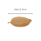 Rustic Leaf Wooden Serving Trays — lifestyle shot