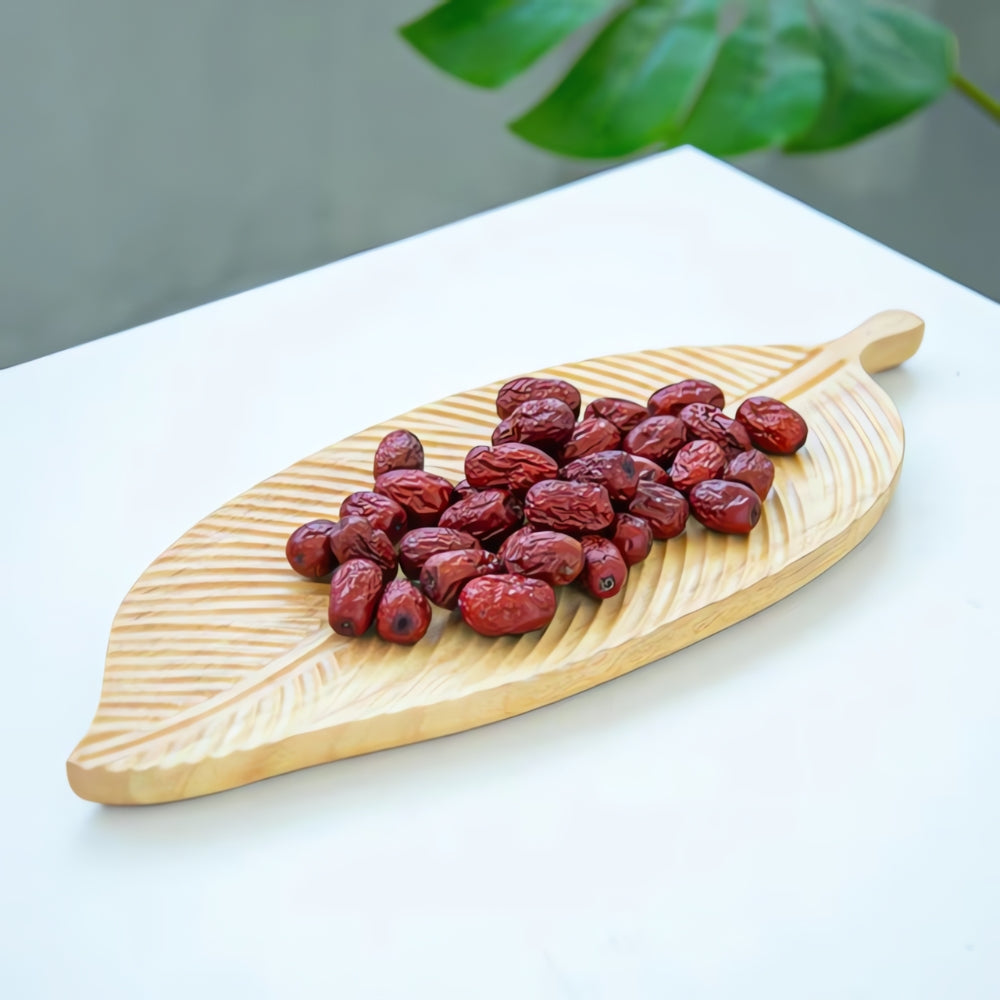 Rustic Leaf Wooden Serving Trays — main product photo