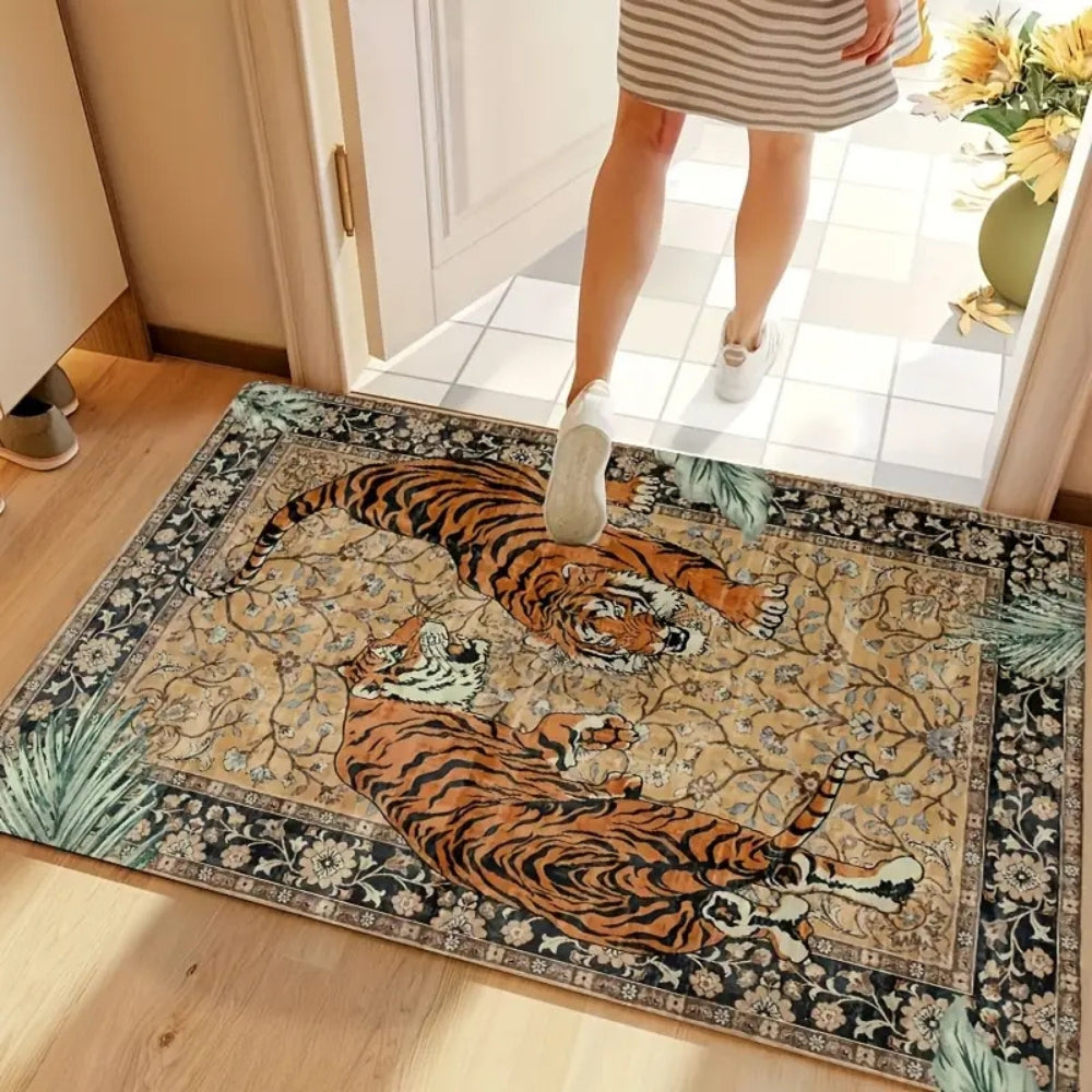 Savage Grace Tiger Tapestry Carpet Rug — main product photo