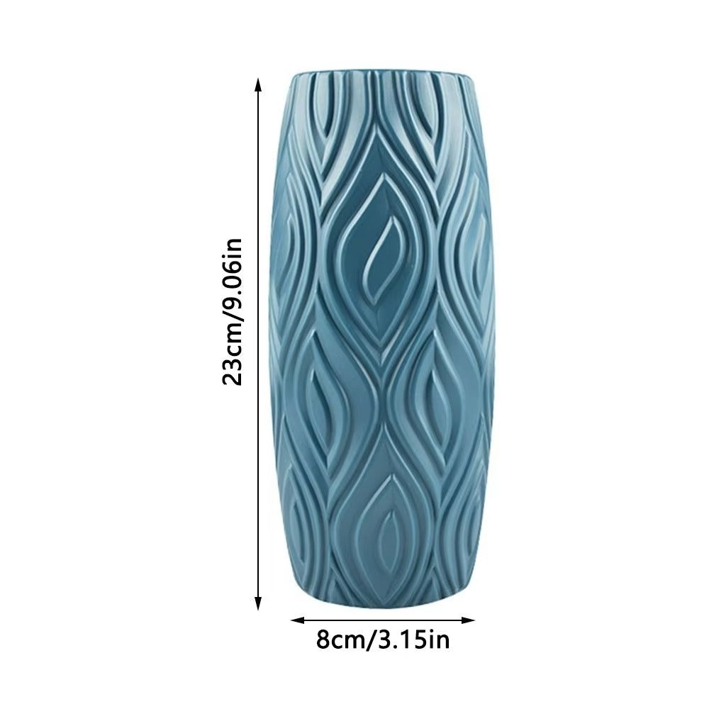 Sculpted Textured Leaf Vase — additional view
