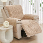 Silven Plush Thickened Anti-Slip Recliner Sofa Cover — alternate angle view