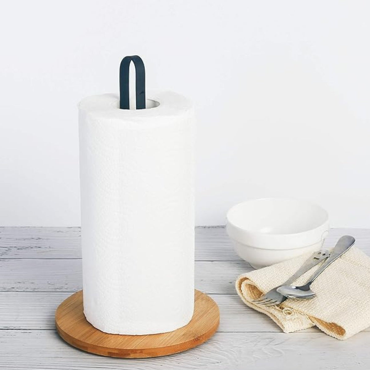 Simple Nordic-Style Kitchen Paper Towel Holder — product detail view