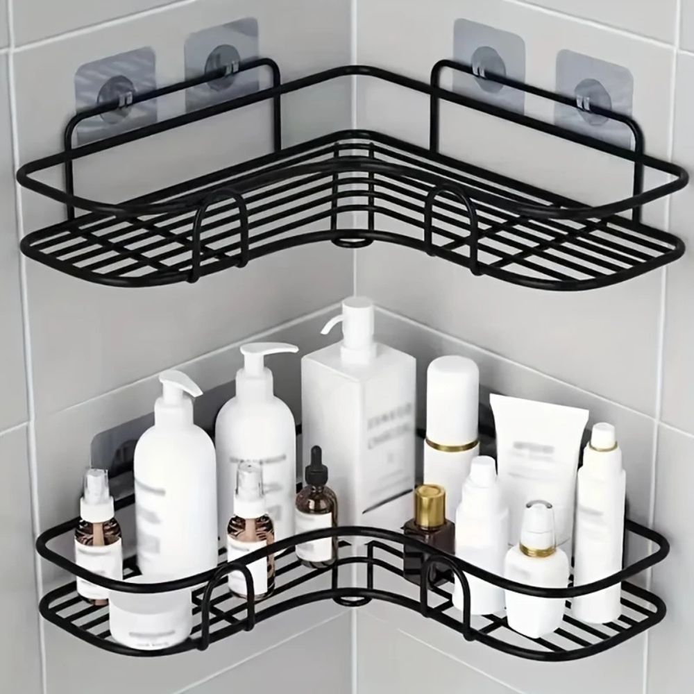 Bathroom Corner Storage Shower Caddy — alternate angle view