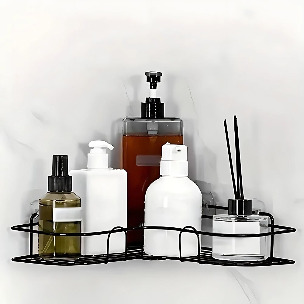 Bathroom Corner Storage Shower Caddy — lifestyle shot
