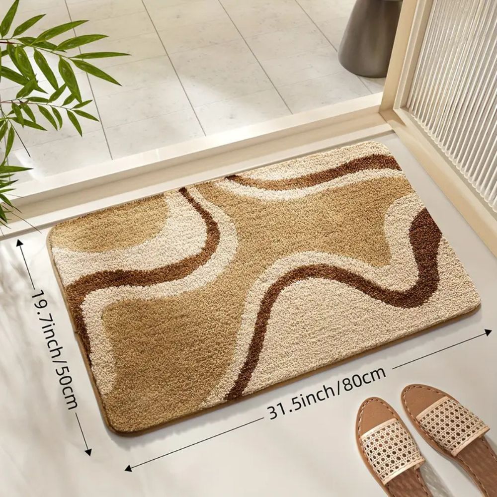 Soft Water Ripple Bath Mat — alternate angle view
