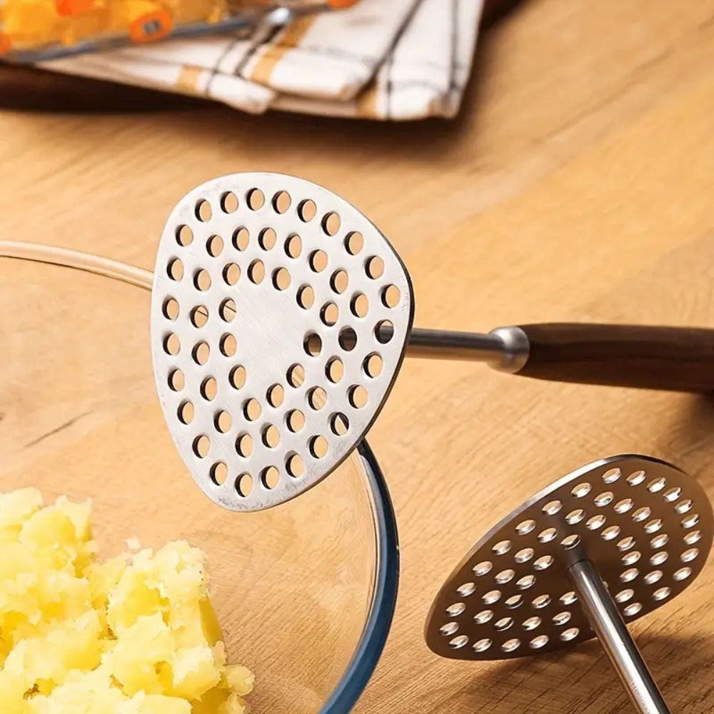 Stainless Steel Potato Masher — lifestyle shot