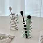 Stainless Steel Spiral Toothbrush Holder — lifestyle shot