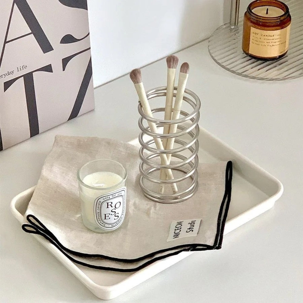 Stainless Steel Spiral Toothbrush Holder — main product photo
