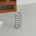 Stainless Steel Spiral Toothbrush Holder — size and scale reference