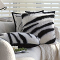 Strié Luxe Faux Fur Cushion Cover — main product photo