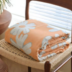 Summer-Ready Daisy Cotton Blanket — product in use