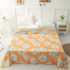 Summer-Ready Daisy Cotton Blanket — alternate angle view