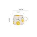 Sunny Fruit Ceramic Mugs — additional view
