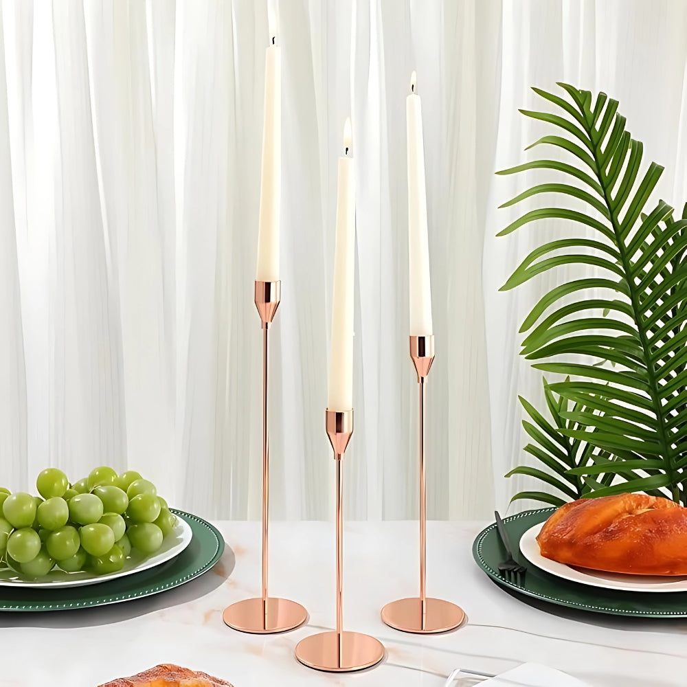 Tall & Chic Trio Candle Holder Set — alternate angle view