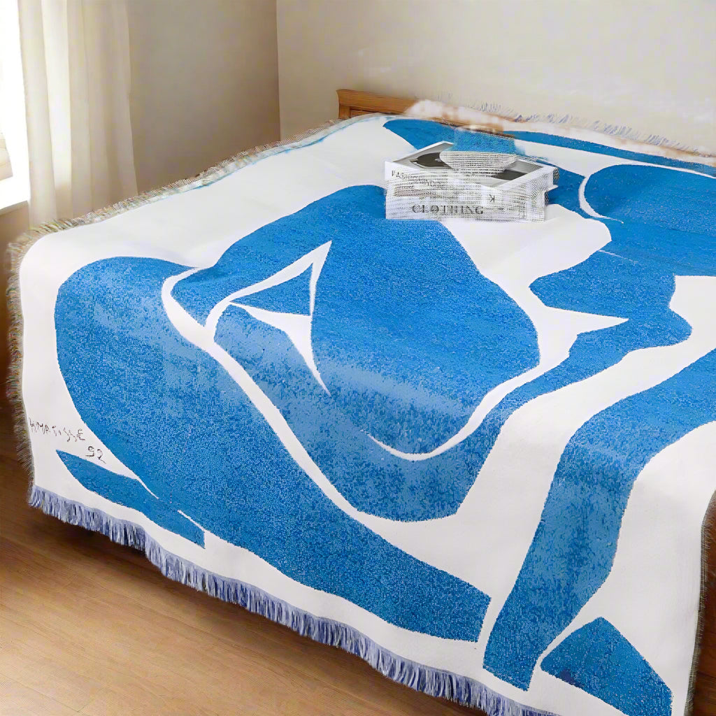 Henri Matisse Masterpiece Throw Blanket — product detail view