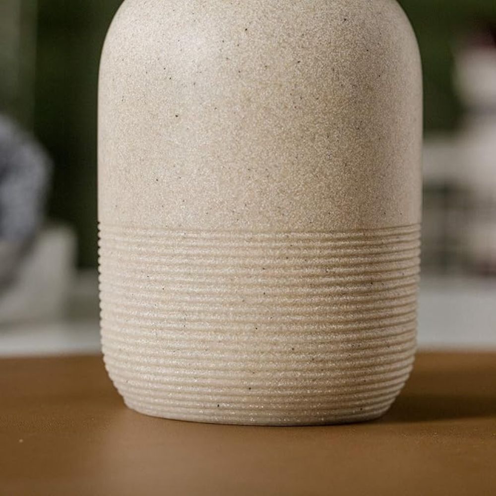Sleek Resin Soap Dispenser — product in use
