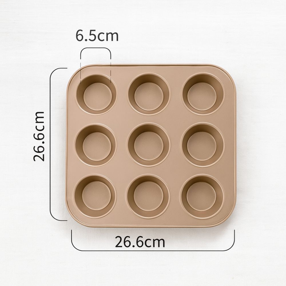 Sweet Bake Cupcake & Muffin Tray Pan — material texture close-up