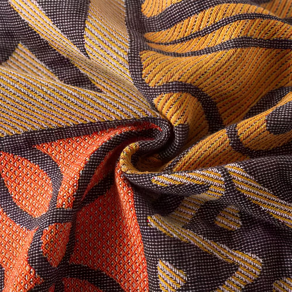 Tribal Patchwork Reversible Tassel Cotton Blanket — lifestyle shot