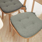Velarre Zen Luxe Tufted Chair Cushion — product close-up