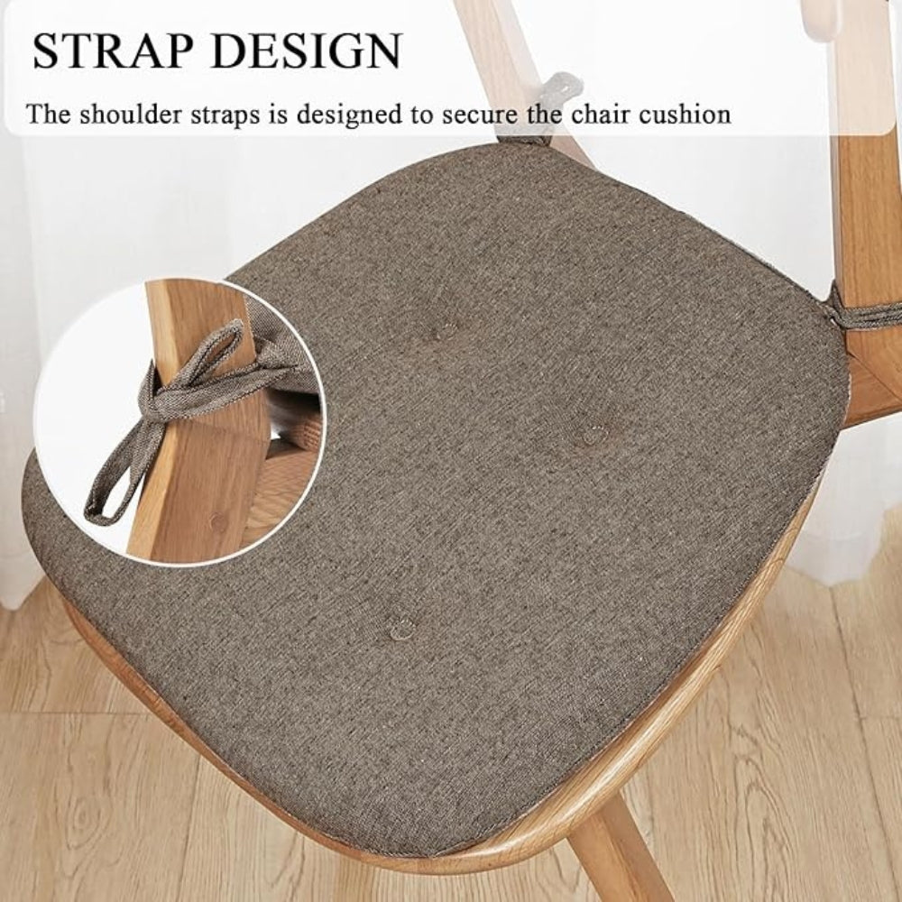 Velarre Zen Luxe Tufted Chair Cushion — product in use