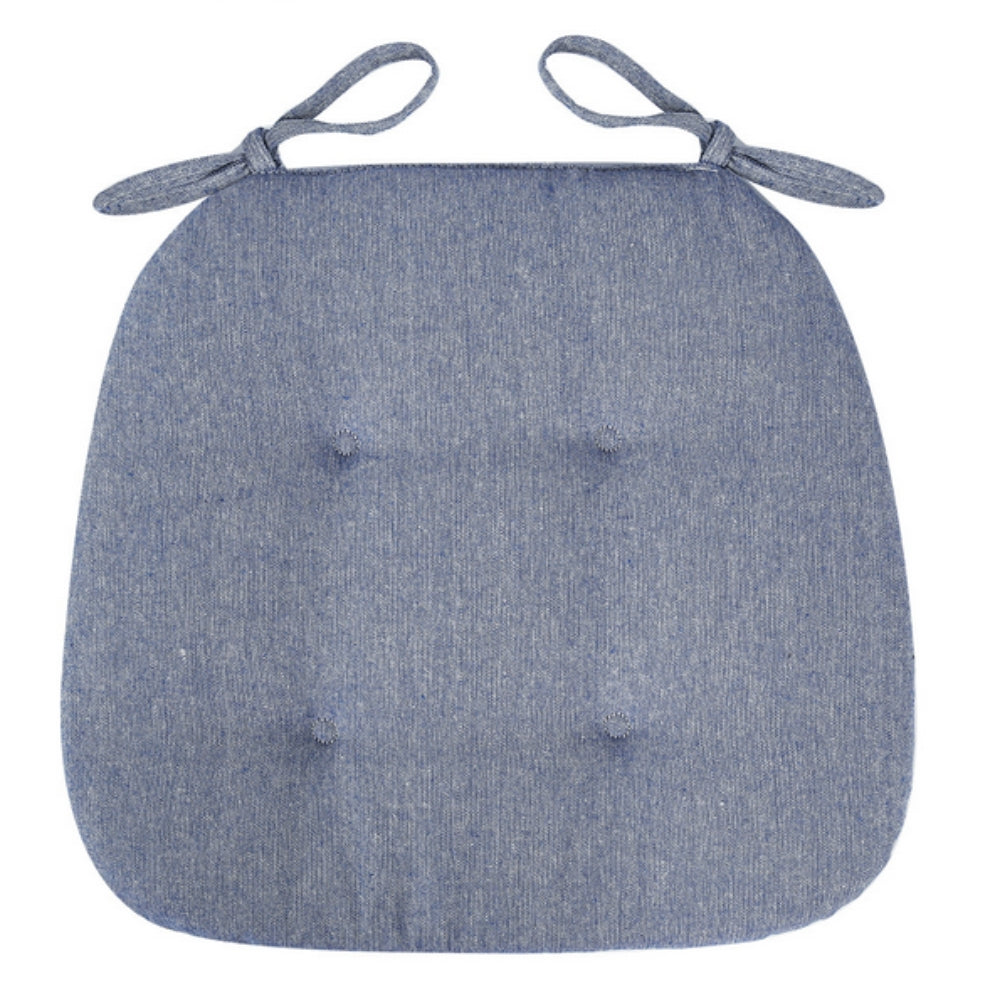 Velarre Zen Luxe Tufted Chair Cushion — size and scale reference