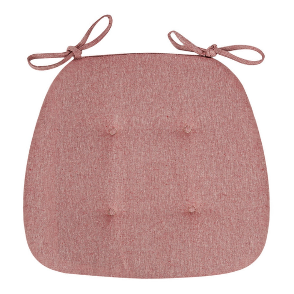 Velarre Zen Luxe Tufted Chair Cushion — material texture close-up