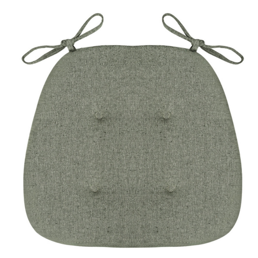Velarre Zen Luxe Tufted Chair Cushion — alternate angle view