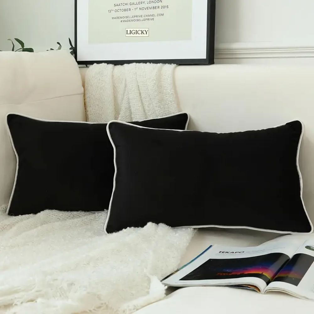 Velora Velvet Cushion Cover — product in use