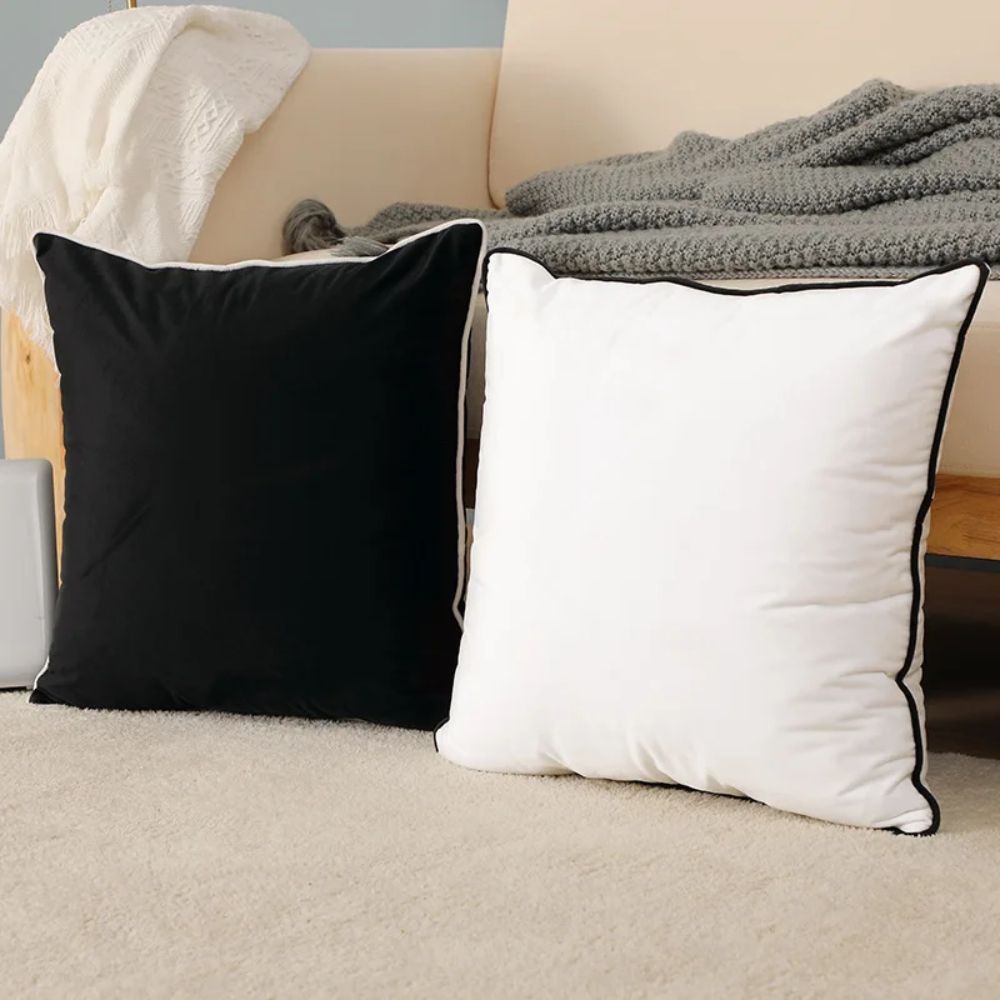 Velora Velvet Cushion Cover — alternate angle view