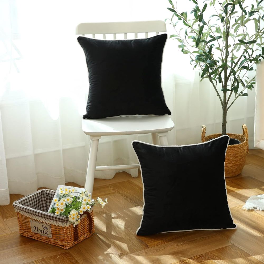 Velora Velvet Cushion Cover — product close-up