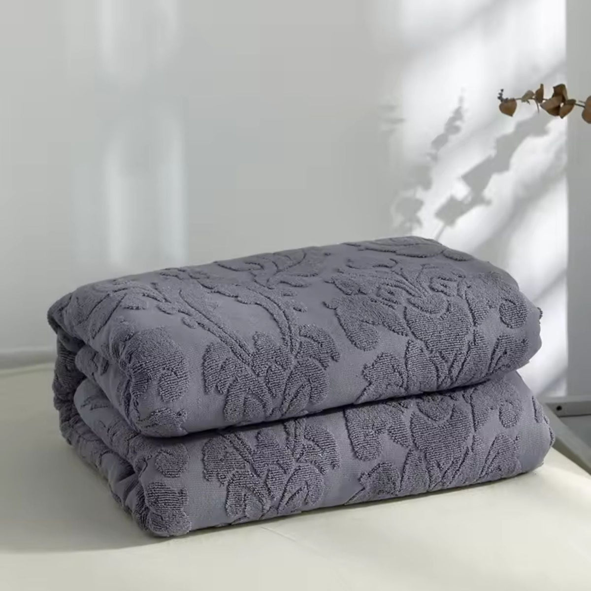 Velour Blossom Dream Throw Blanket — material texture close-up