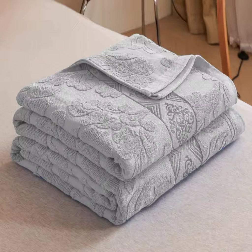 Velour Blossom Dream Throw Blanket — product close-up