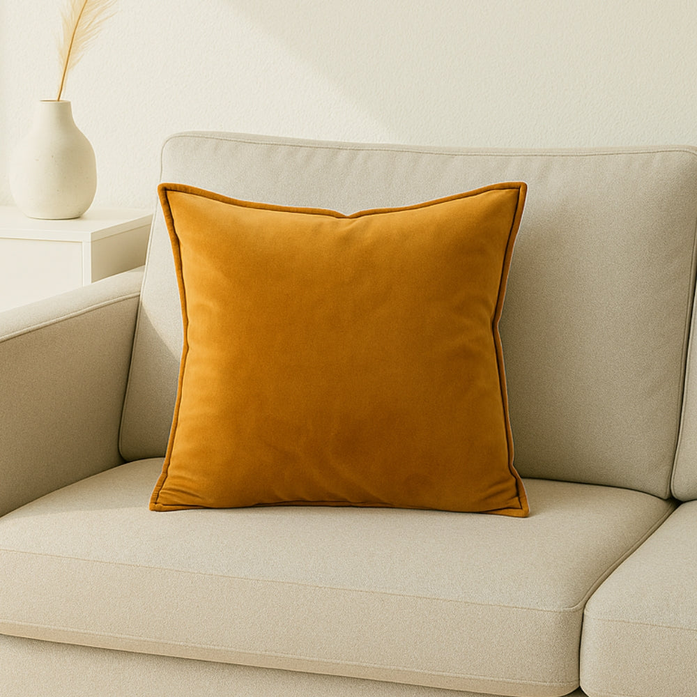 Vesta Nordic Faux Leather Cushion Cover — main product photo