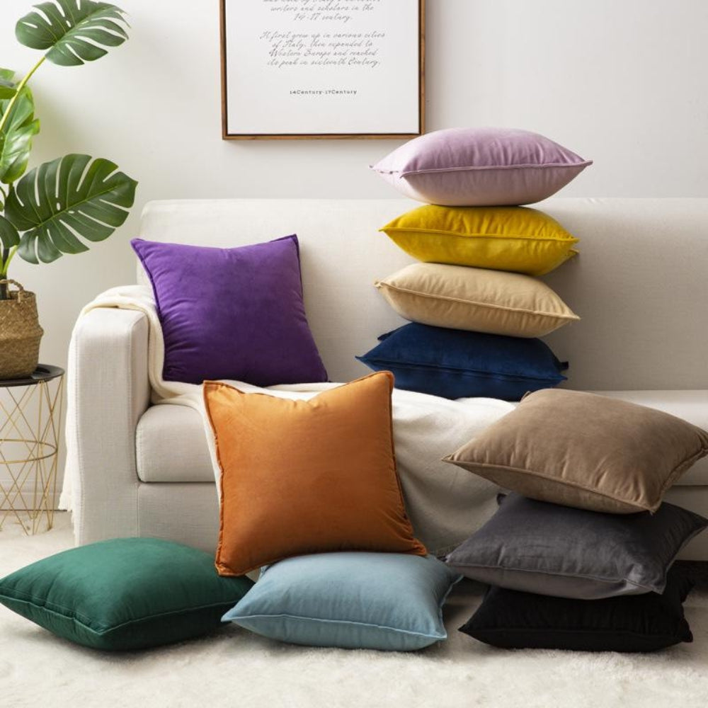 Vesta Nordic Faux Leather Cushion Cover — product detail view